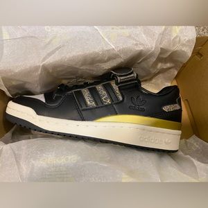 adidas Black and Gold Women's Sneakers